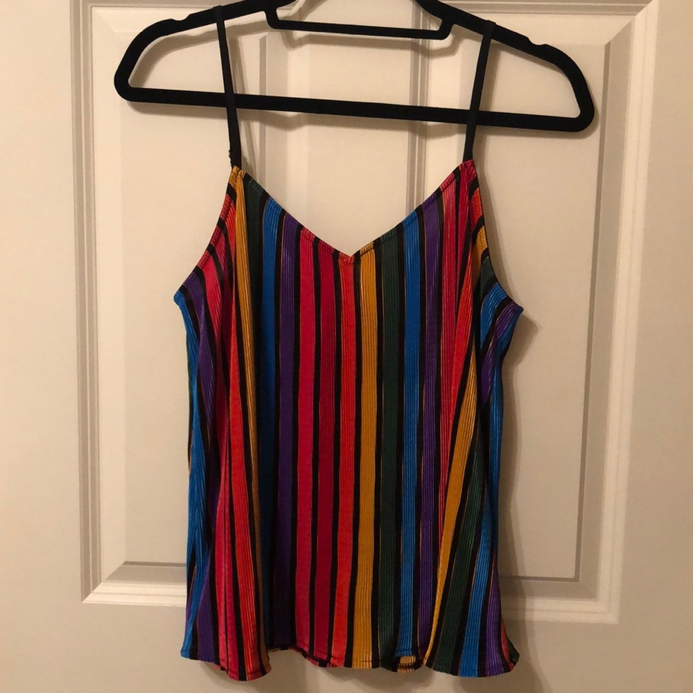 Show me your Mumu striped Julia top shirt, medium